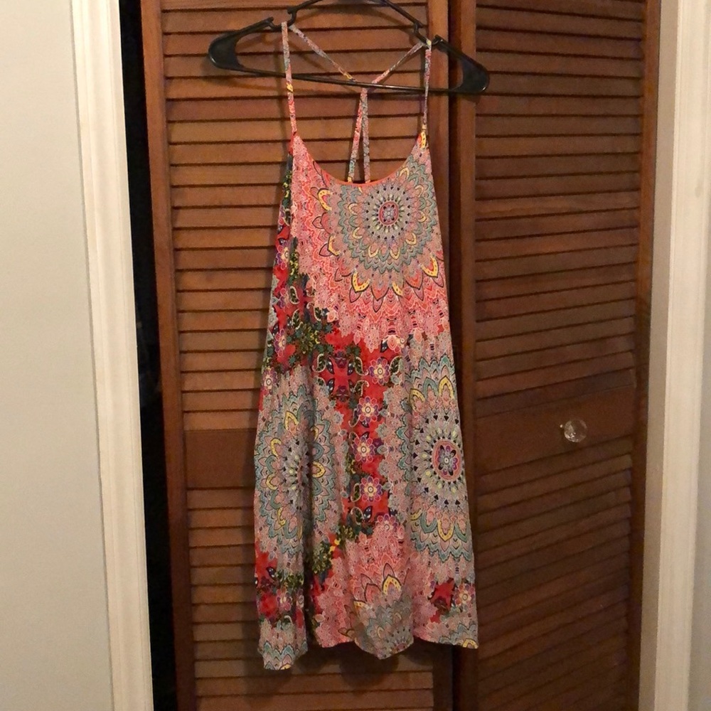 Colorful cocktail dress